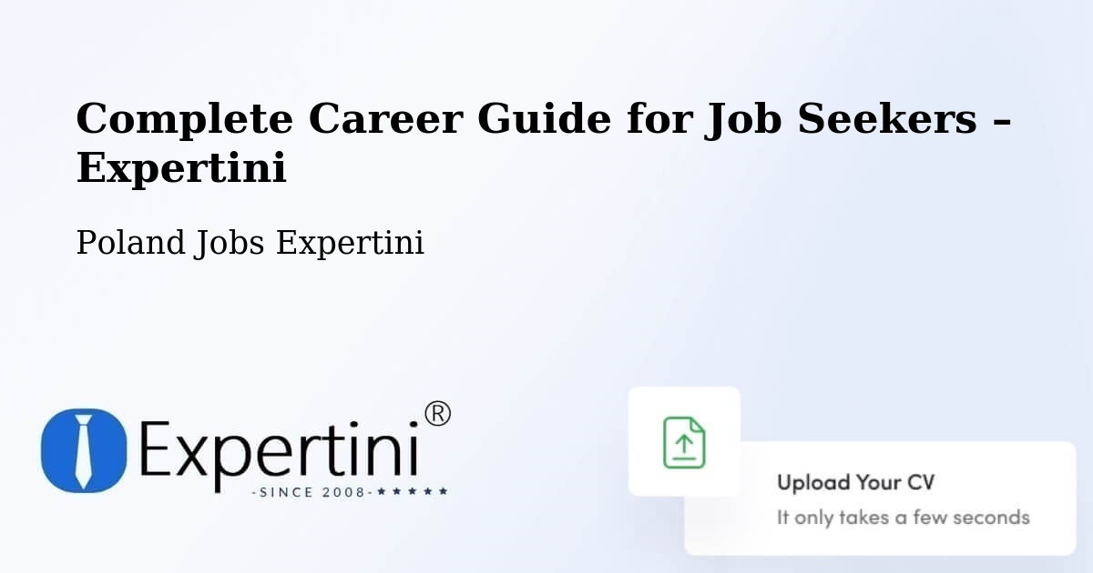 Career Guide for Job Seekers – Sośnie - Sośnie, Poland Jobs Expertini